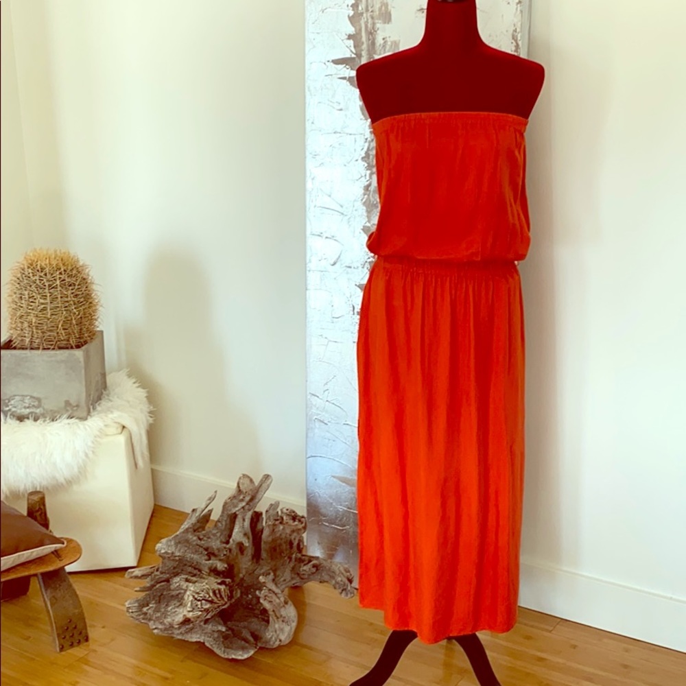 Michael Kors strapless dress
